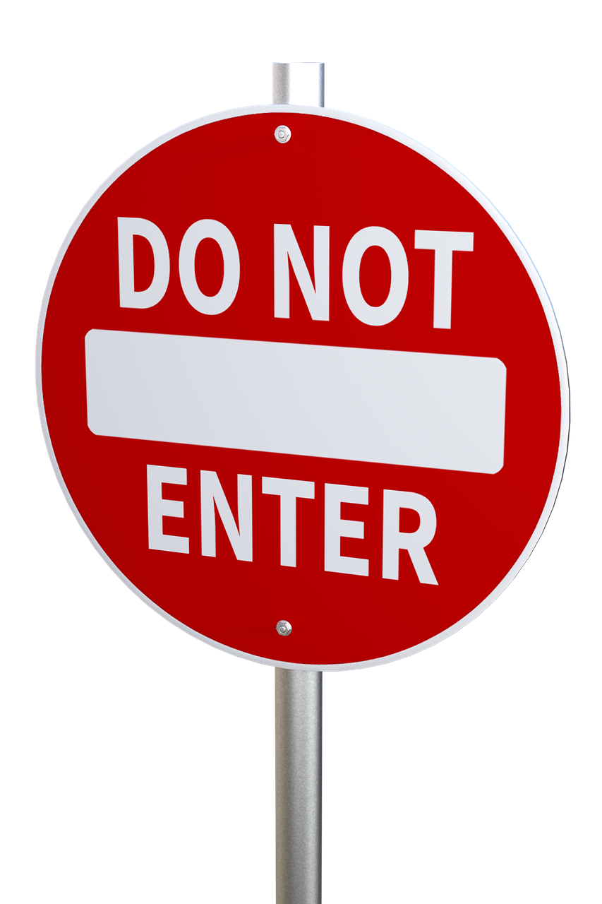 no entry, traffic restriction, prohibited